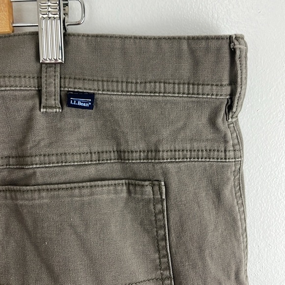 L.L. Bean Cotton Brown-Green Cargo Pants - Picture 8 of 11